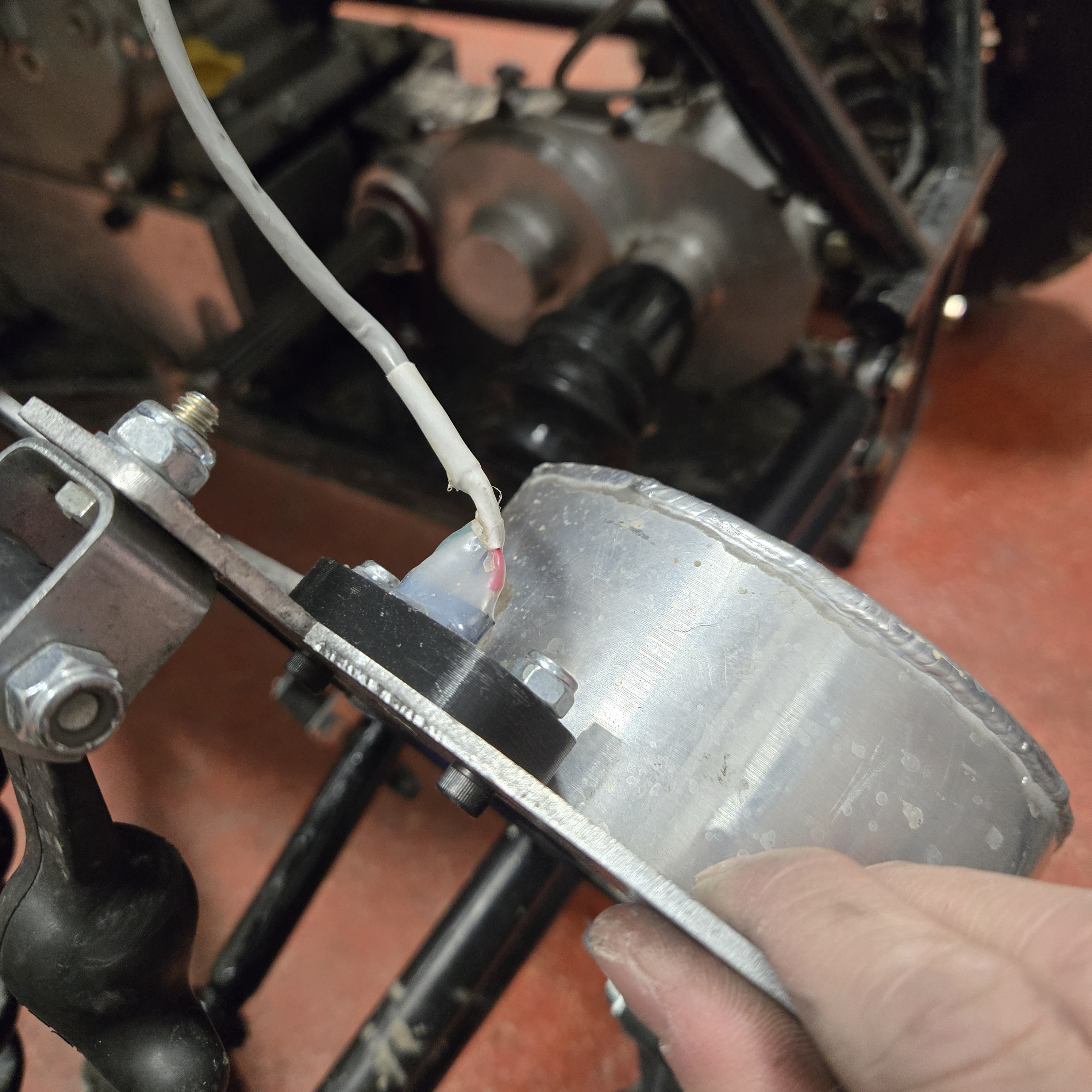 ToF Sensor Inside CVT Case, Secondary Sheave Side