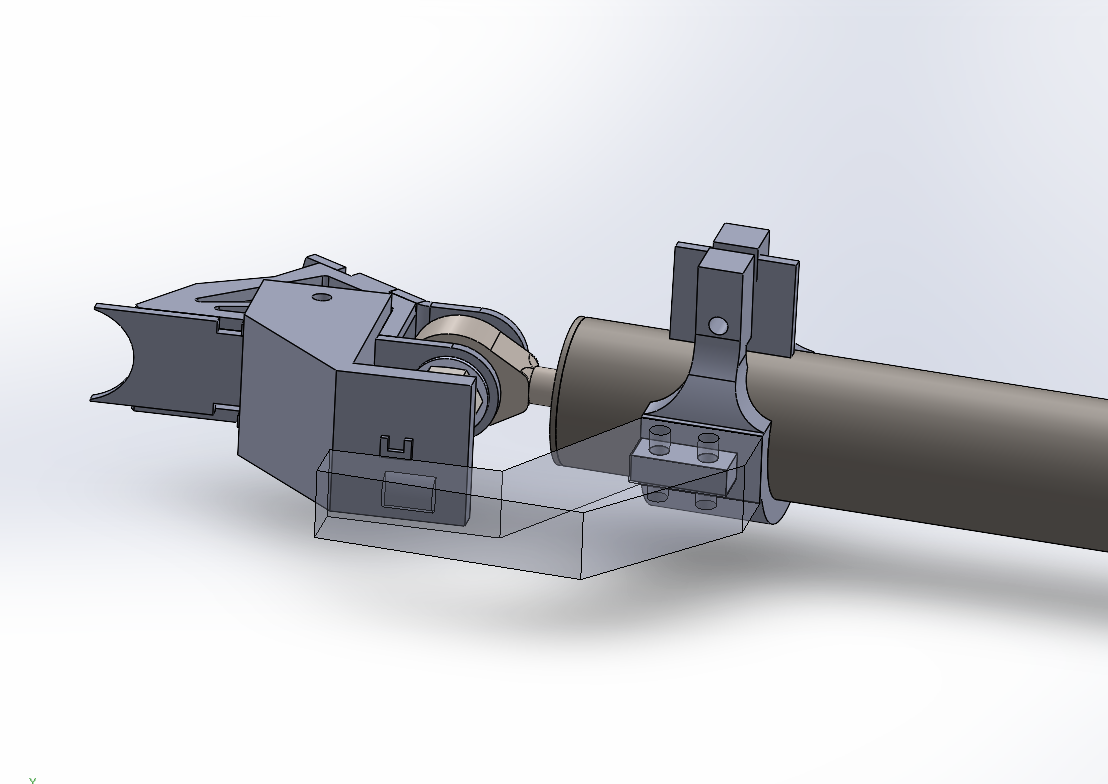 Magnet + Sensor Mount Assembly