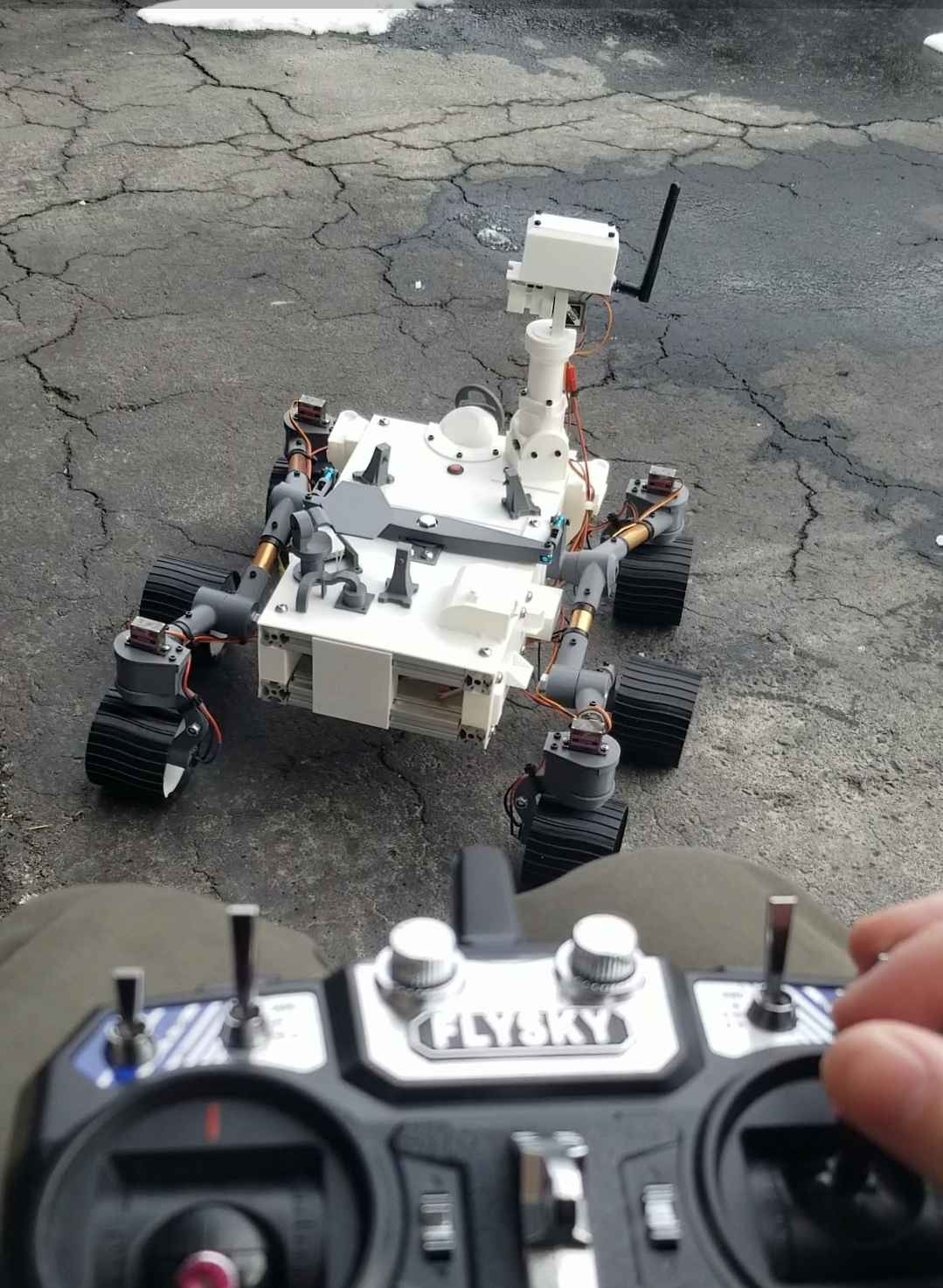 Rover moving around